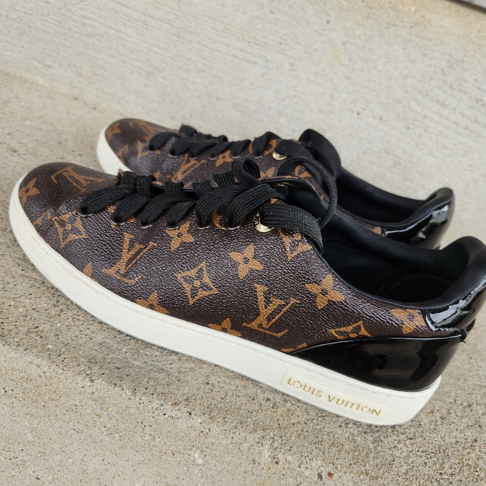 Luxury Monogram Canvas Sneakers Tennis Shoes